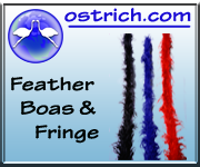 ostrich.com: Boas & Fringe - ostrich, chandelle, marabou, turkey, coque